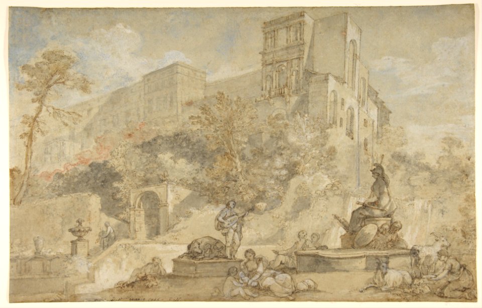 The Fountain of Rome at the Villa d'Este, Tivoli MET DP811947