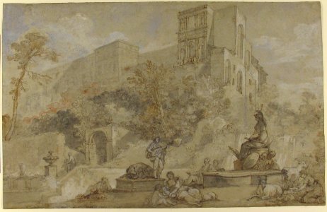 The Fountain of Rome at the Villa d'Este, Tivoli MET 1996.506