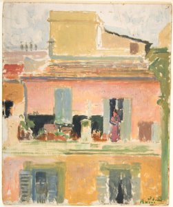 Terrace of a Building in Rome MET DP813407