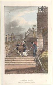 Terrace Steps, from "Poetical Sketches of Scarborough" MET DP883912