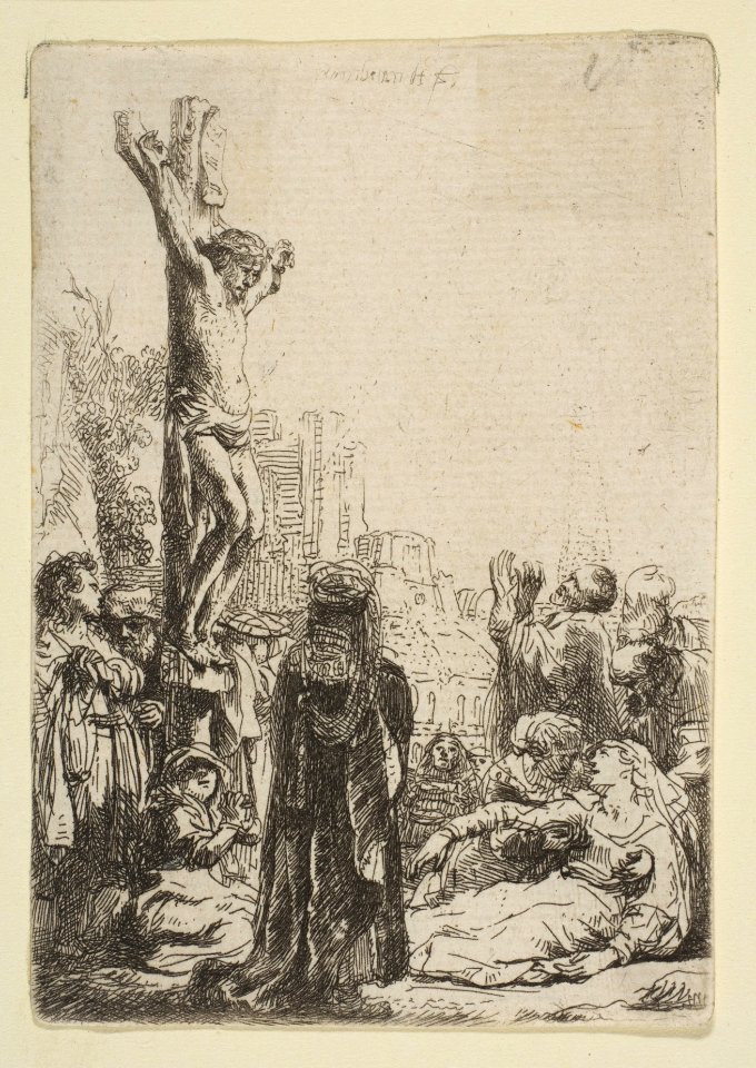 The Crucifixion- Small Plate MET DP814393