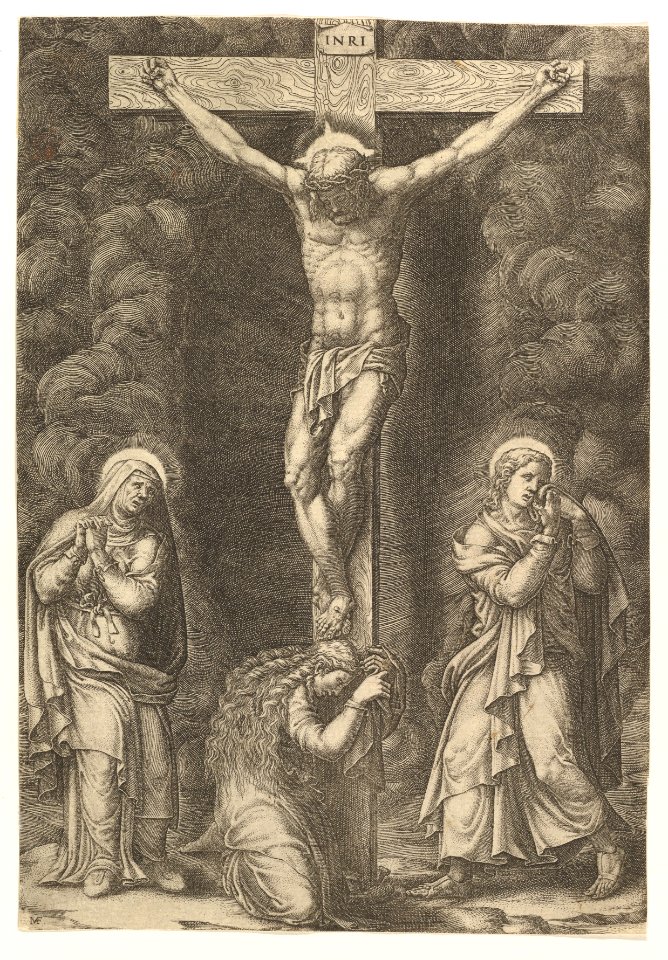 The Crucifixion with the Virgin, the Magdalen, and St. John MET DP821516