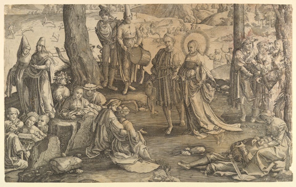 The Dance of St. Mary Magdalene (reverse copy) MET DP819003