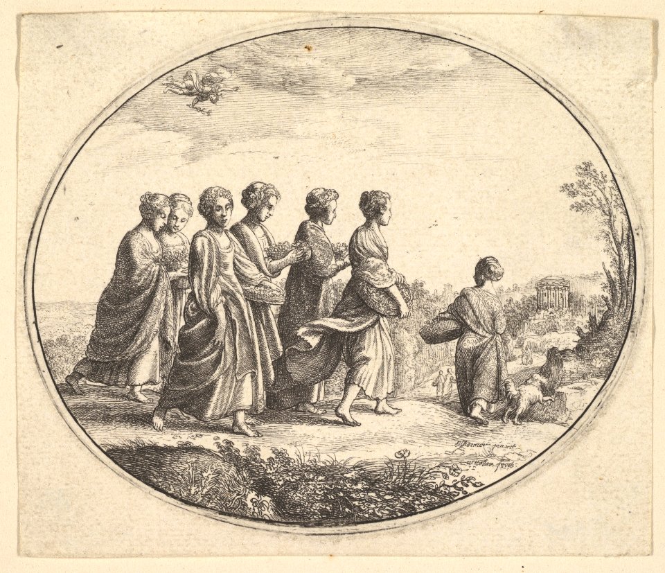 The daughters of Aglaura (Mercury and Herse) MET DP822887