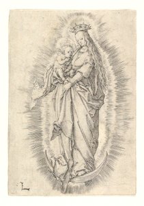 The Crowned Virgin With Child in Glory MET DP818963
