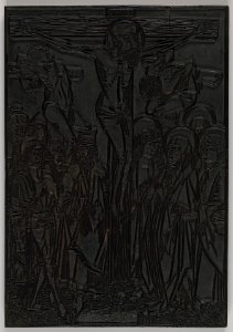The Crucifixion and St. Christopher MET DP257309