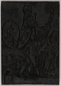 The Crucifixion and St. Christopher MET DP257310