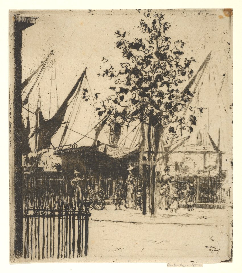 The Corner of Luna Street, Chelsea Embankment MET DP843941