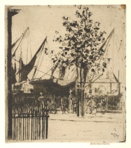 The Corner of Luna Street, Chelsea Embankment MET DP843941
