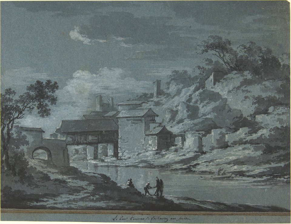 The Covered Bridge at Fribourg MET DP805609