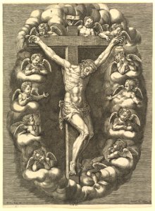 The Crucified Christ Surrounded by Mourning Angels MET DP821578