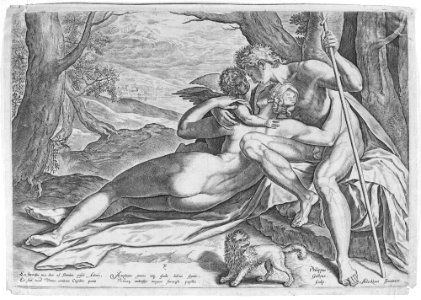 Venus and Adonis, from the series The Story of Adonis MET MM60488