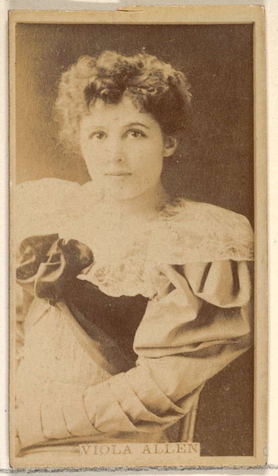 Viola Allen, from the Actors and Actresses series (N45, Type 8) for Virginia Brights Cigarettes MET DP831364