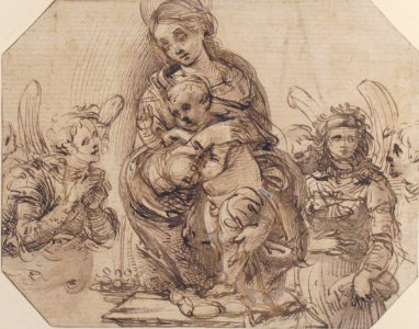 Virgin and Child Attended by Angels. MET 68.204