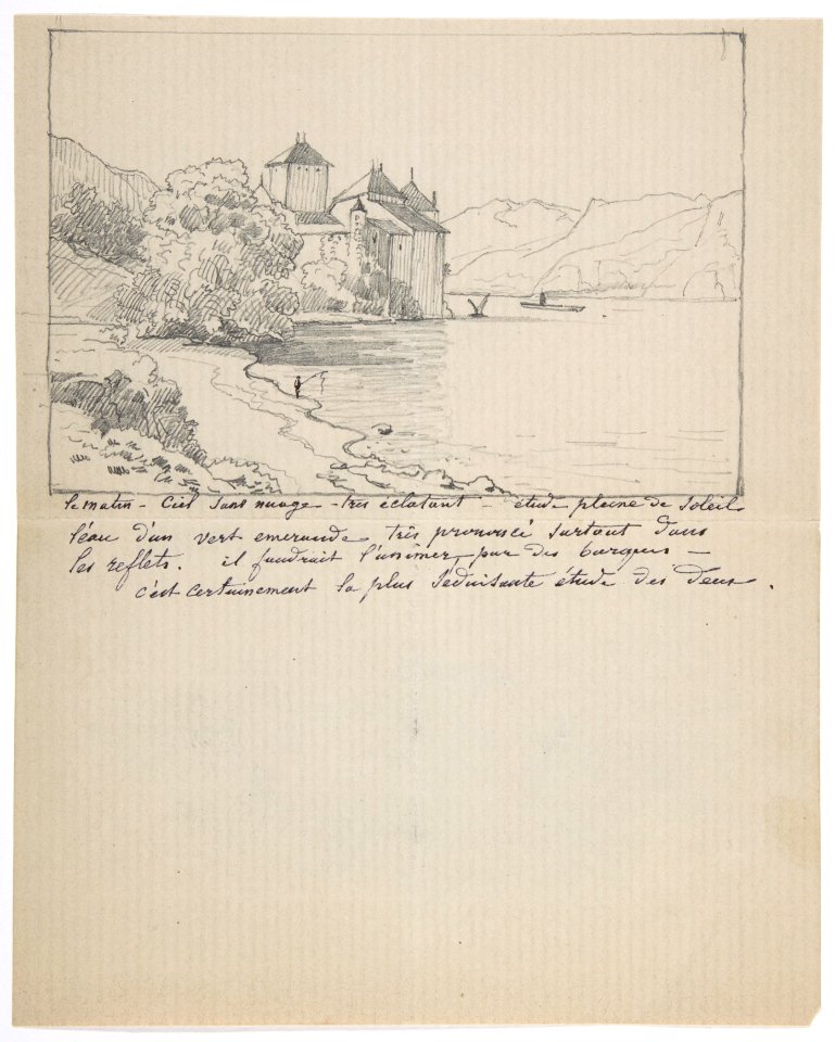 View of the Château de Chillon on Lake Geneva MET DP809150