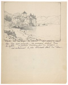 View of the Château de Chillon on Lake Geneva MET DP809150