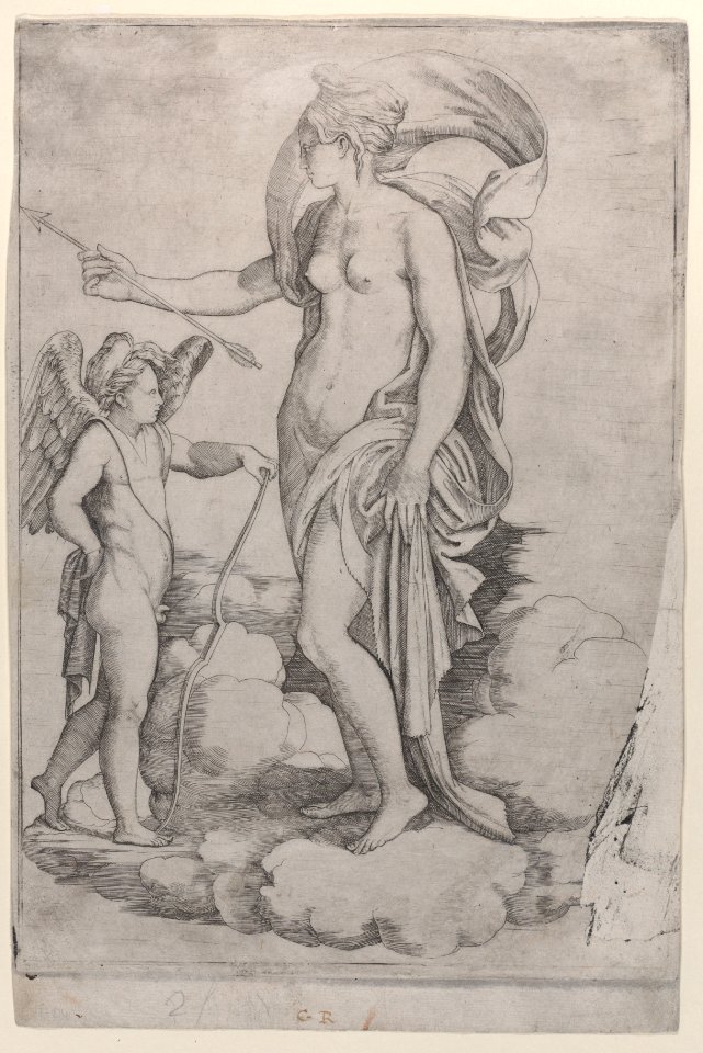 Venus and Cupids on Clouds Met DP885664