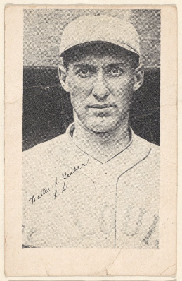Walter H. Gerber, S.S., from Baseball strip cards (W575-2) MET DPB881957
