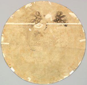 Venus at the Forge of Vulcan (recto); Sketches with Two Putti (verso) MET DP828286