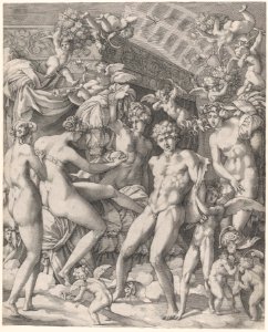 Venus and Mars with cupid and the Three Graces MET DP857444