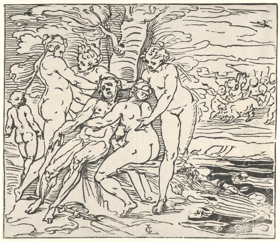 Venus and the Nymphs Lamenting the Death of Adonis MET DP854833