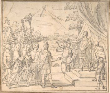 Vision of Constantine, copy after a drawing by Giacinto Gimignani MET DP802550