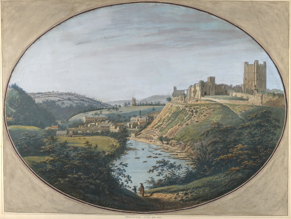 View of Richmond, Yorkshire, England MET DP850985