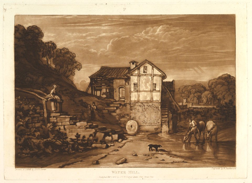 Water Mill (Liber Studiorum, part VIII, plate 37) MET DP821468