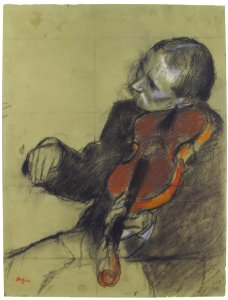 Violinist, Study for "The Dance Lesson" MET 19.51.1