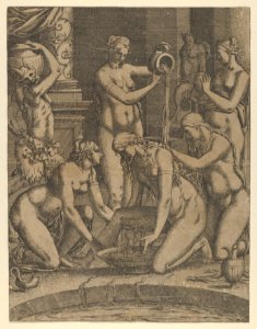 Venus Bathing Attended by Nymphs MET DP855153