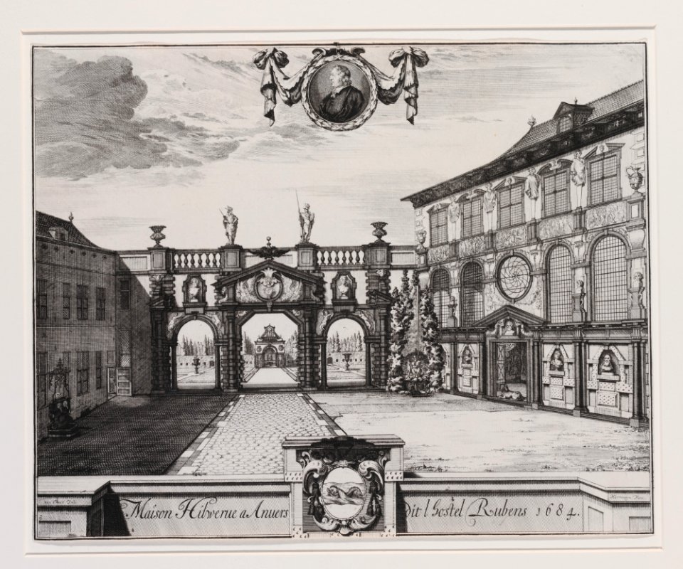 View of the Garden of the Rubenshuis, Antwerp MET DP120280