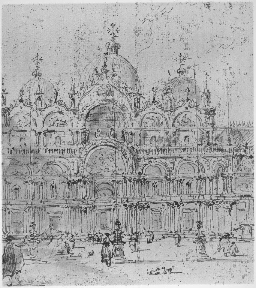 View of Piazza with Basilica of San Marco MET 12408