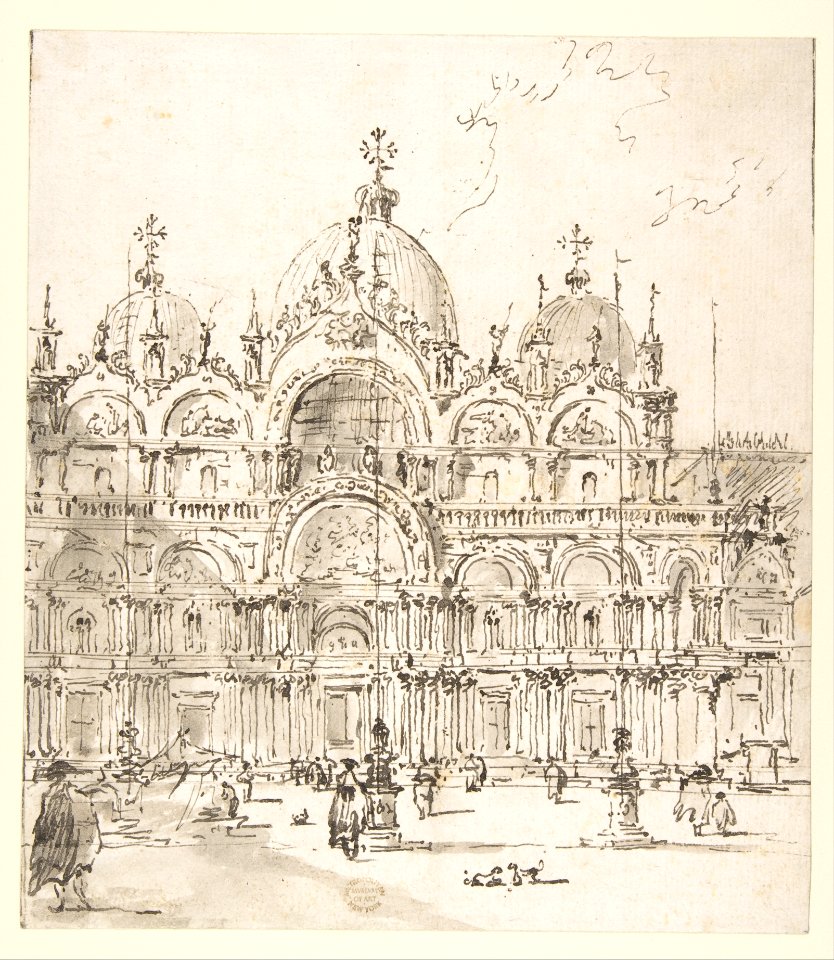 View of Piazza with Basilica of San Marco MET DP810108