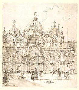 View of Piazza with Basilica of San Marco MET DP810108