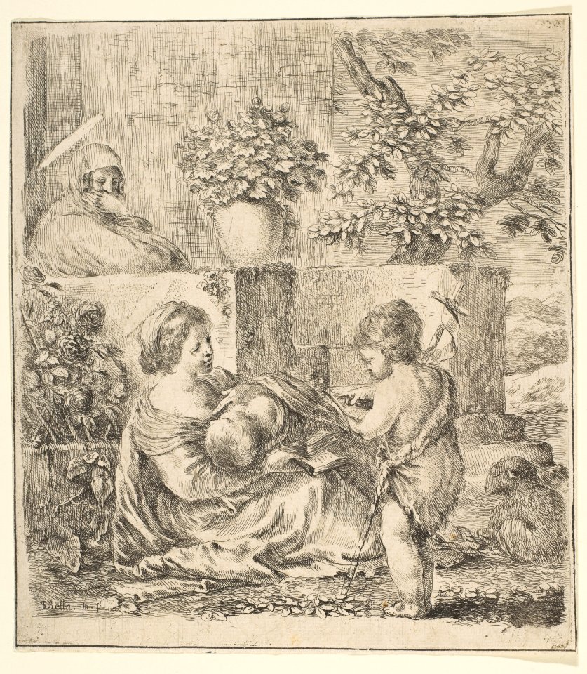 Virgin and Child with St. John the Baptist and St. Elizabeth MET DP817245