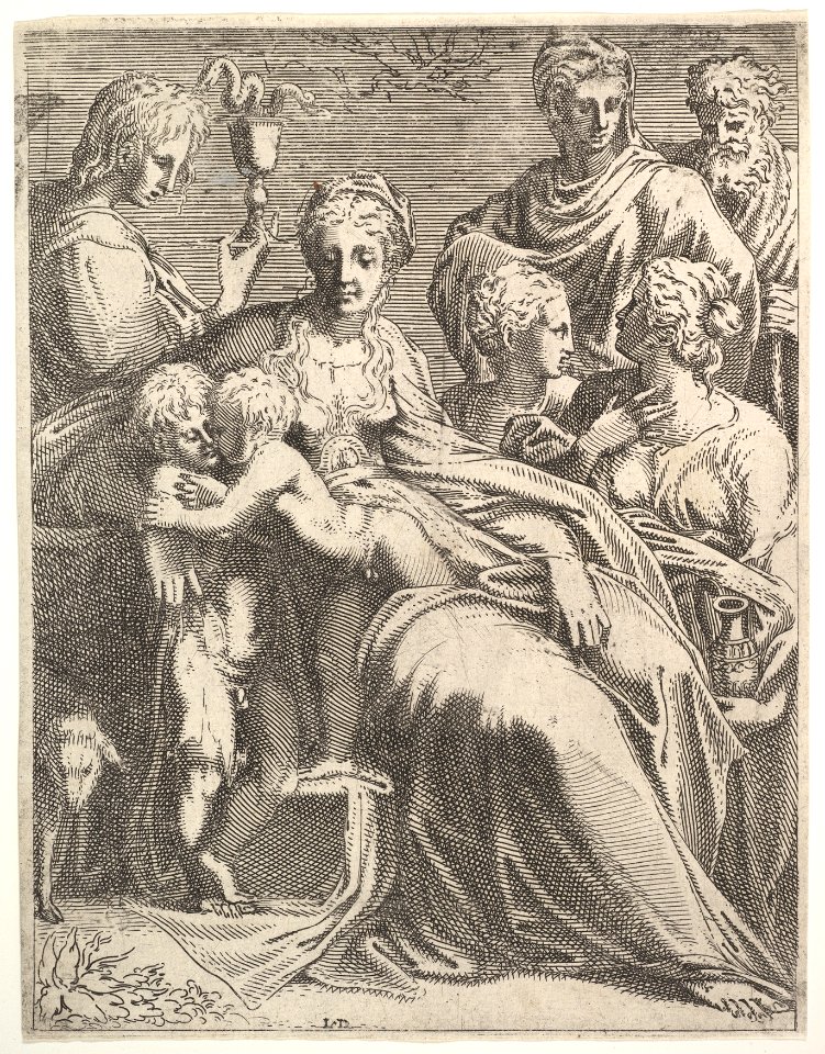 Virgin and Child with Saints MET DP826906