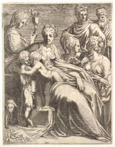 Virgin and Child with Saints MET DP826906