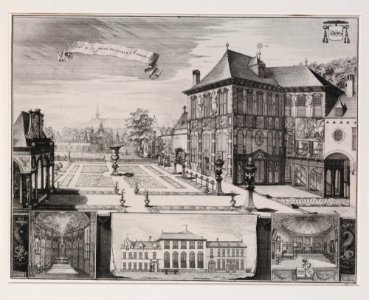 View of the Garden of the Rubenshuis, Antwerp MET DP120281