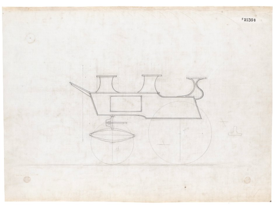 Working Drawings for Roof Seat Drag Break, no. 21354 MET DP158537