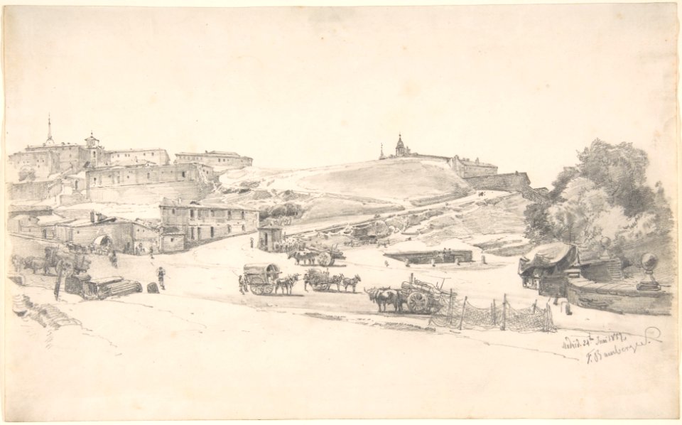 View of the Outskirts of Madrid MET DP803666