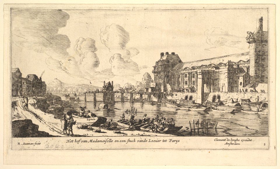 View of the Louvre and the Tuileries, from Views of Paris and Neighborhoods, plate 1 MET DP825026
