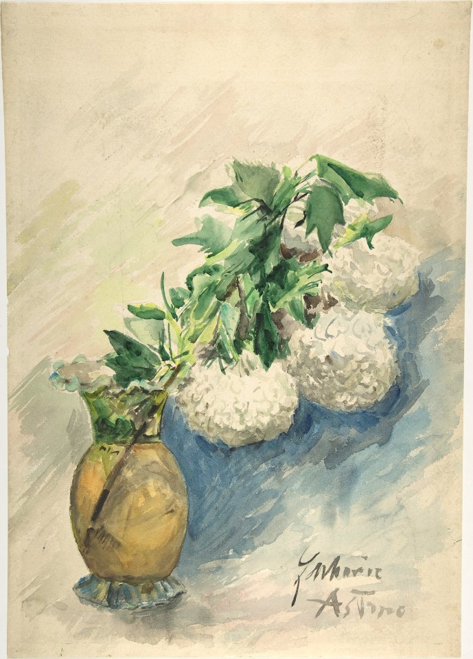 White Flowers in a Vase MET DP805121