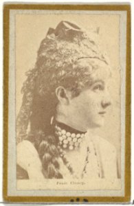 Venie Clancy, from the Actresses and Celebrities series (N60, Type 2) promoting Little Beauties Cigarettes for Allen & Ginter brand tobacco products MET DP839456