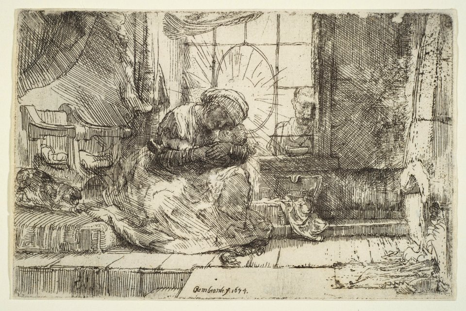 Virgin and Child with the Cat- and Joseph at the Window MET DP814798