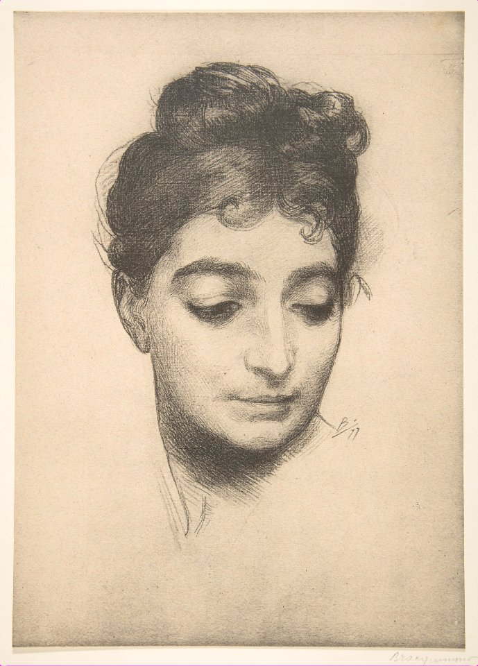 Woman's Head, from L'Estampe Moderne MET DP814160