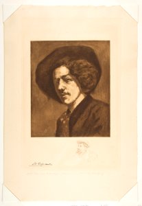 Whistler's "Portrait of Himself" MET DP815661
