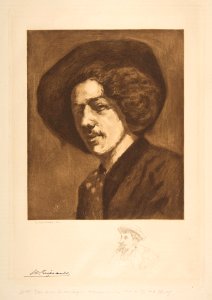 Whistler's "Portrait of Himself" MET DP815662