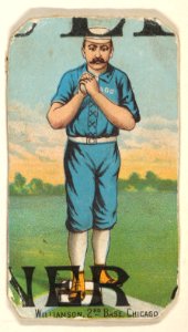Williamson, 2nd Base, Chicago, from the "Gold Coin" Tobacco Issue MET DP824787