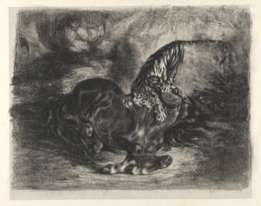 Wild Horse Felled by a Tiger MET DP852074