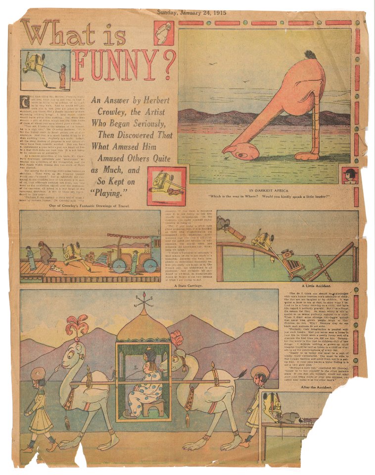 What is Funny? by Herbert Crowley (Toronto Sunday World) MET DP856549
